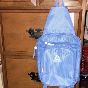 Reebok Blue & White Cosmos Crossbody Bag New